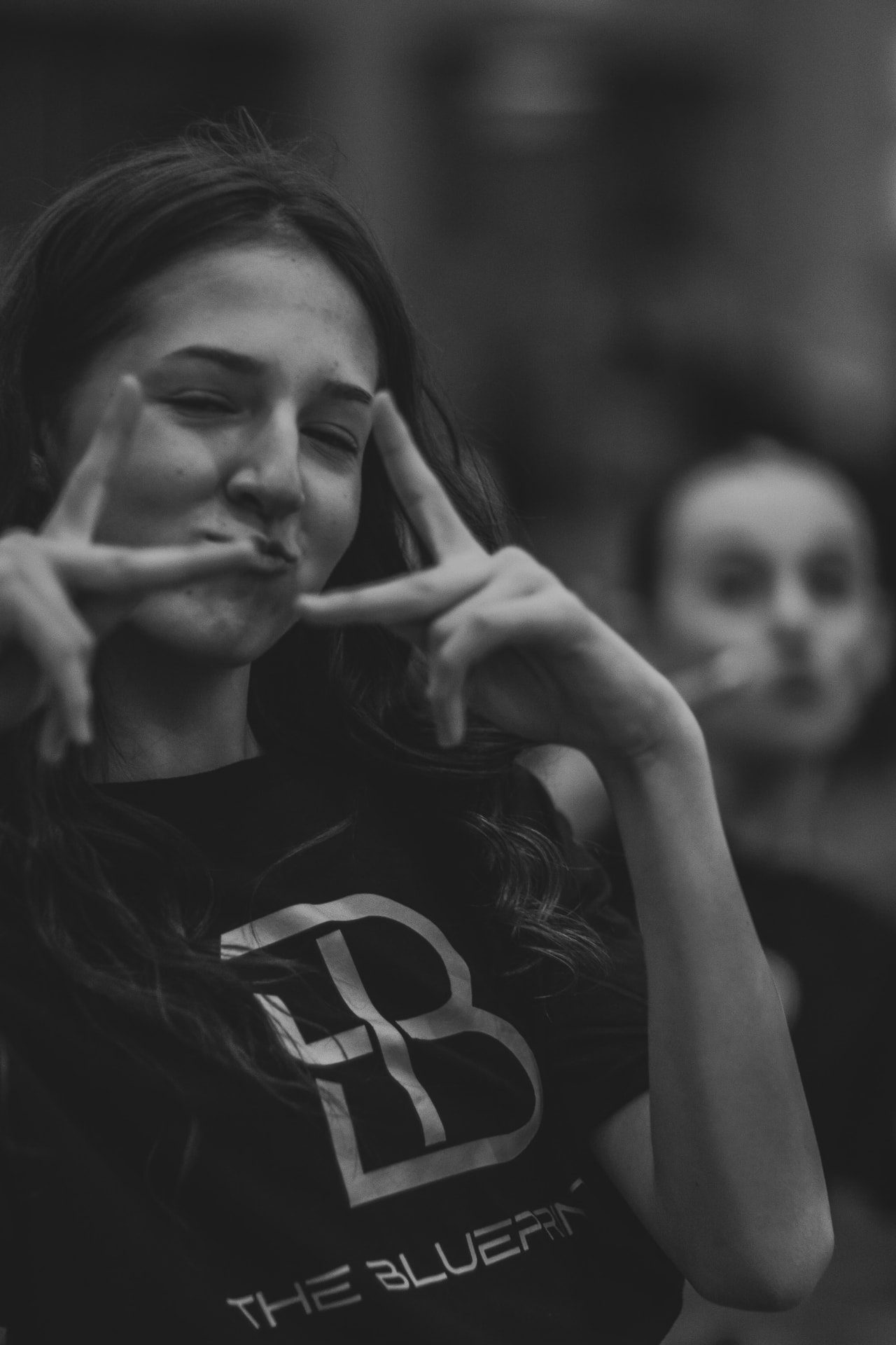 Dancer mid-phrase during a Blueprint RAW choreography session