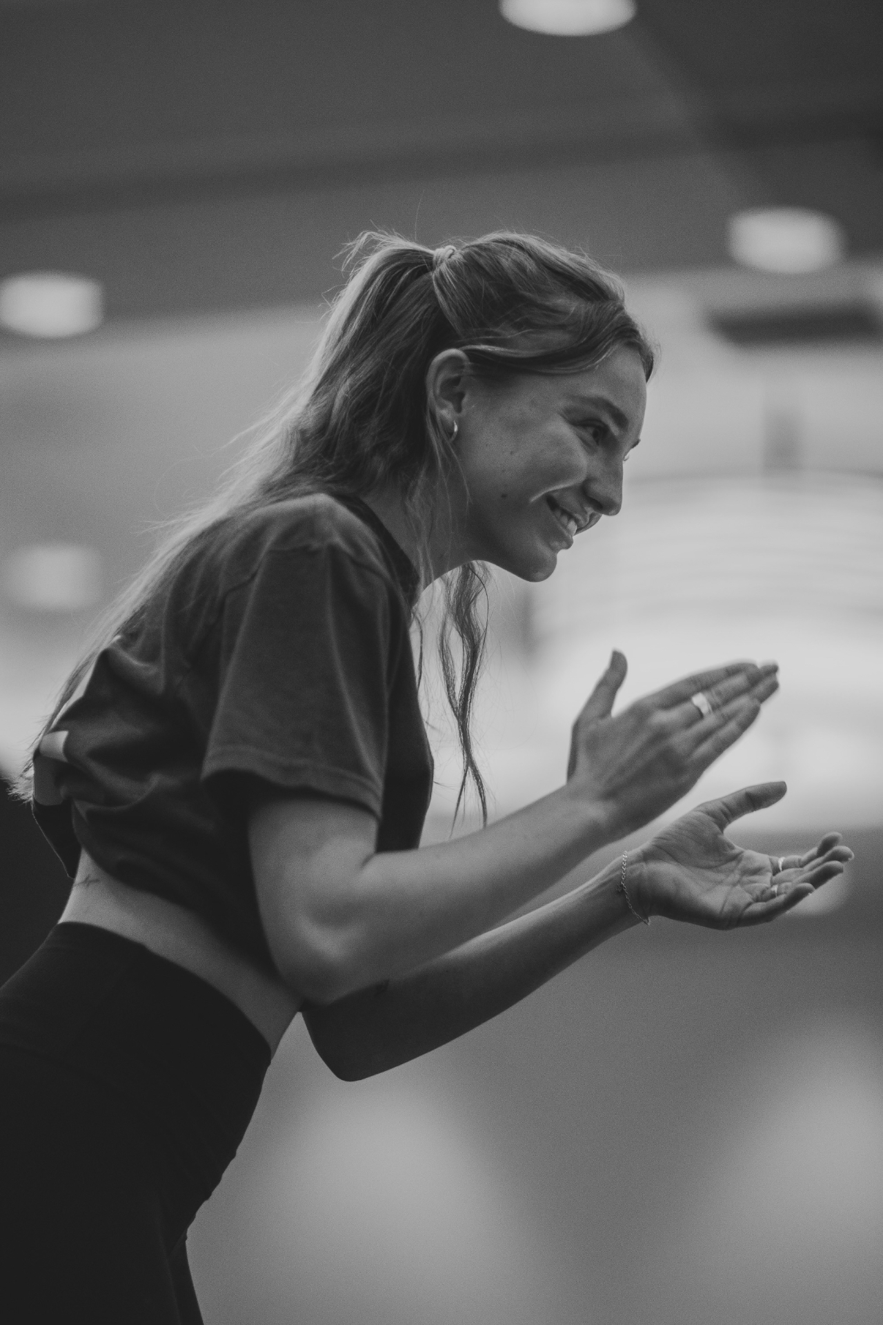 Blueprint faculty coaching in the studio